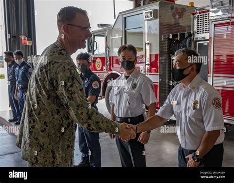 White Beach Japan Sept 20 2022 Vice Adm Yancy Lindsey Commander