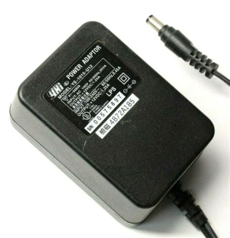 Yhi Ys 1015 U12 Ac Power Supply Adapter Output 12v 1 25a Charger Ebay