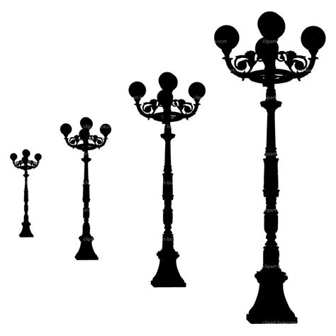 Street Lamp Silhouette at GetDrawings | Free download