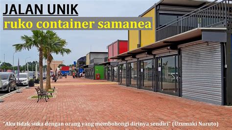 Walking Around Tangerang New City SAMANEA MALL ⁴ᴷ⁶⁰ Container Mal