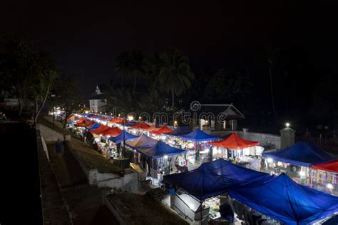 Luang Prabang Laos February 13 2023 Luang Prabang Night Market Laos