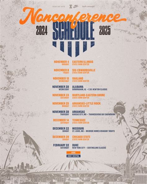 Illinois Men’s Basketball Non-Conference Schedule Announced ...