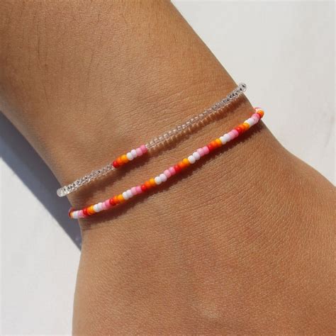 Lesbian Bracelet Lesbian Flag Bracelets Lesbian Pride Bracelets Pride