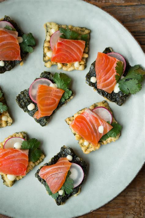 Zalm hapjes de borrel nóg lekkerder maken Culy