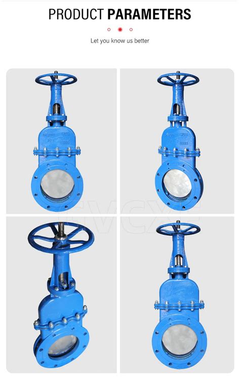 Manual Concealed Lever Knife Gate Valve Stainless Steel Slurry Valve