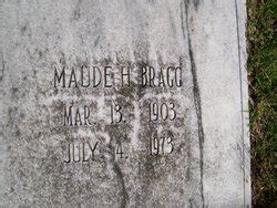 Maude Hinson Bragg M Morial Find A Grave