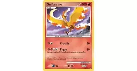 Sulfura Platine Vainqueurs Supremes Carte Pokemon