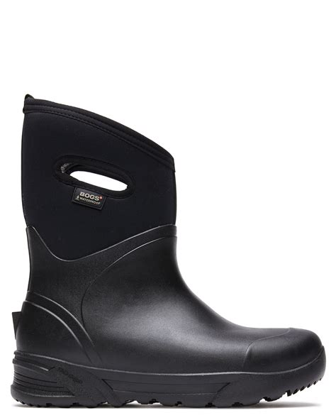 Bogs Footwear Bozeman Mid Mens Boot - Black | SurfStitch