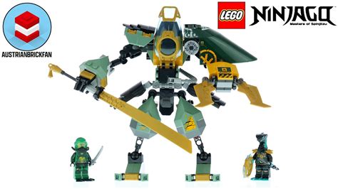 Lego Ninjago 71750 Lloyd S Hydro Mech Lego Speed Build Review Youtube