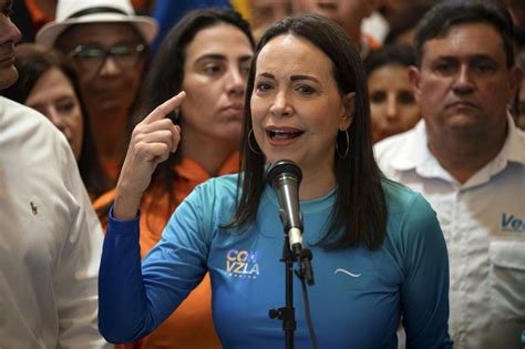 Opositora María Corina Machado alerta que puede ser detenida en