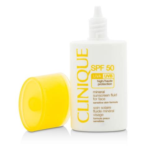 Clinique Mineral Sunscreen Fluid For Face Spf 50 Sensitive Skin