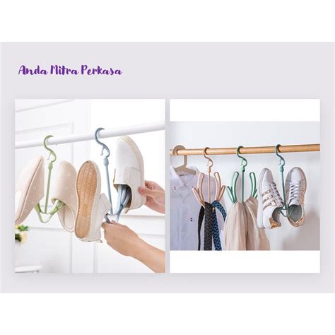 Jual Shoes Hanger Jemuran Gantungan Sepatu Sandal Dasi Syal Hijab Baju