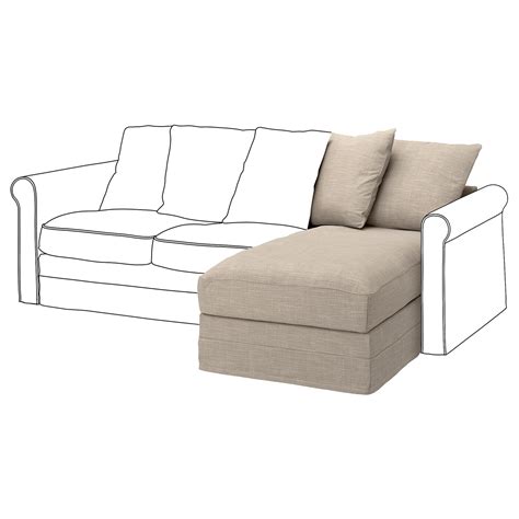 GrÖnlid Hoes Voor Chaise Longue Element Hillared Beige Ikea