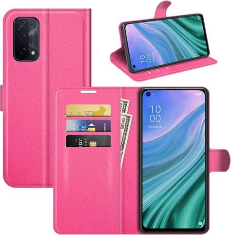 Étui pour Oppo A54 5G 6 5 Pouces en PU Cuir avec Couverture Magnétique