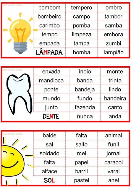 Fichas de leitura dificuldades ortogrÁficas Artofit