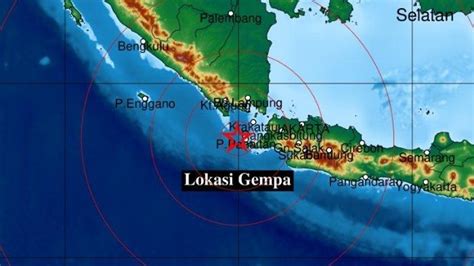 Gempa Guncang Banten Rabu April Pagi Baru Terjadi Guncang Di