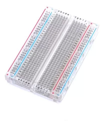 Protoboard Cristal Transparente 400 Pontos MercadoLivre