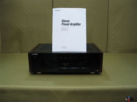 Sony TA N55ES Vintage Stereo Power Amplifier Owners Manual Fully Tech