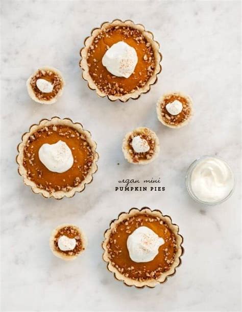 Mini Vegan Pumpkin Pie Recipe Love And Lemons