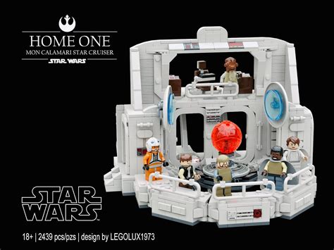 Home One Mon Calamari Star Cruiser Revisited Lego Star Wars Sets