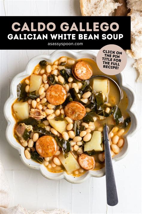 Caldo Gallego (Galician White Bean Soup) - A Sassy Spoon