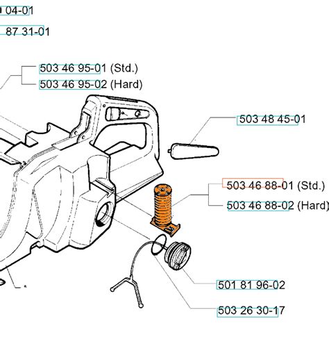 Amortyzator Pilarki Husqvarna 394XP 395XP