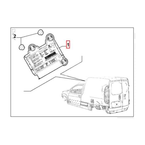 M Dulo Central Airbag Fiat Nova Fiorino Original Autorizada Pecas