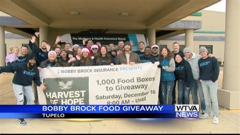 Bobby Brock Insurance Held Second Annual Food Giveaway YouTube