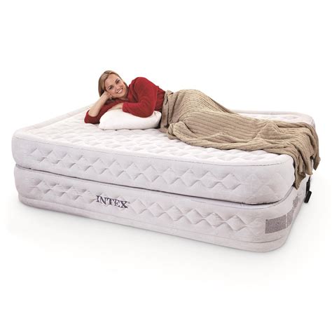 Intex Queen Air Mattress Built In Pump at Jeanette Carleton blog