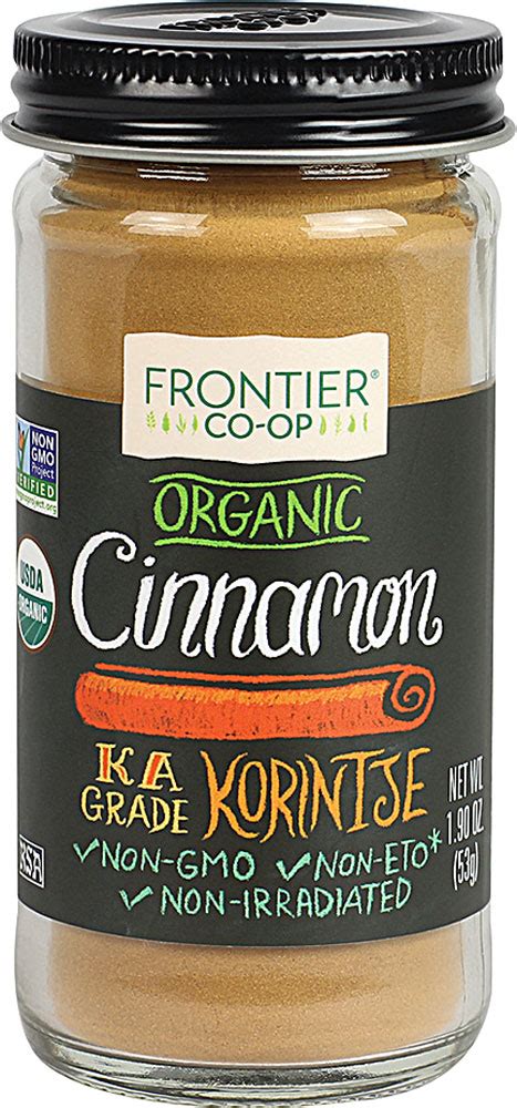 Frontier Co Op Organic Cinnamon Ground 19 Oz Vitacost