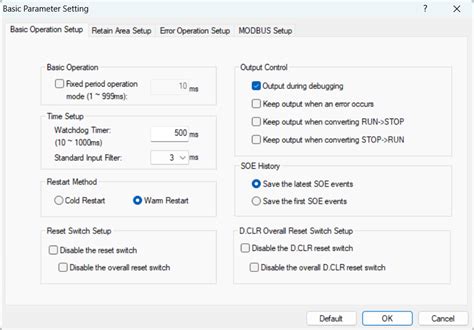 Configure Basic Parameters Of Plc In Honeywell Softmaster