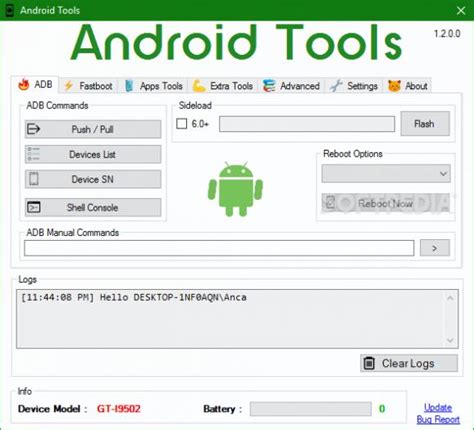 Android Tools 1212 Beta Download Review Screenshots