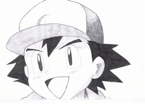 How To Draw Ash From Pokemon How To Draw Ash From Pokemon Step By