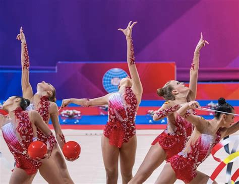 Europeo de gimnasia rítmica en Bakú hoy Patricia Pérez Fos y Mireia