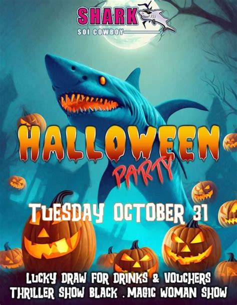 Win Drinks, Gifts At 'Thriller' Shark Halloween Party Oct. 31 | Dave ...