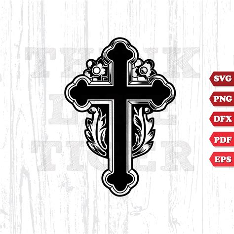 Cross Svg Crosses Clipart Christian Svg Files Christian Etsy