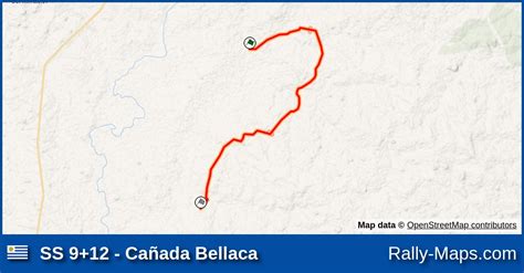 Ss Ca Ada Bellaca Stage Map Rally Del Atl Ntico Codasur