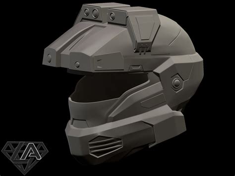 Halo Scout Helmet 3d Model 3d Printable Cgtrader