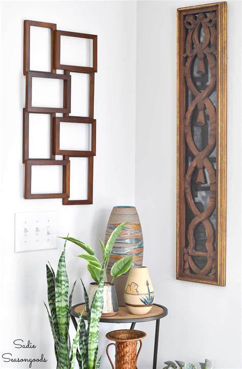 Mid-Century Modern Wall Decor from a Thrifted Picture Frame