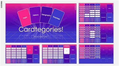 Cardtegories! Game template | Free PowerPoint template & Google Slides ...