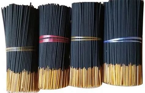 Bamboo And Charcoal 8inch Black Raw Incense Stick For Aromatic At Rs