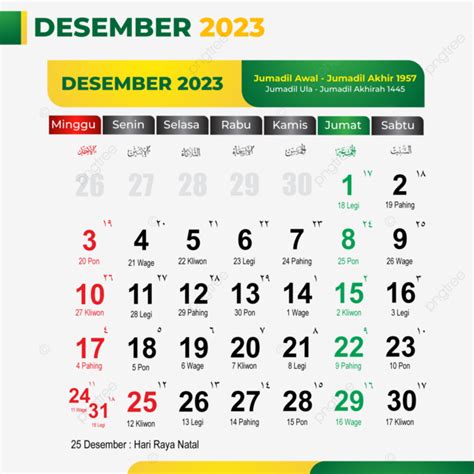 Gambar Kalender 2023 Desember Kalender 2023 Kalender Desember 2023