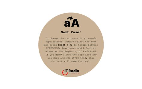 Tech Tip Next Case It Radix Nj