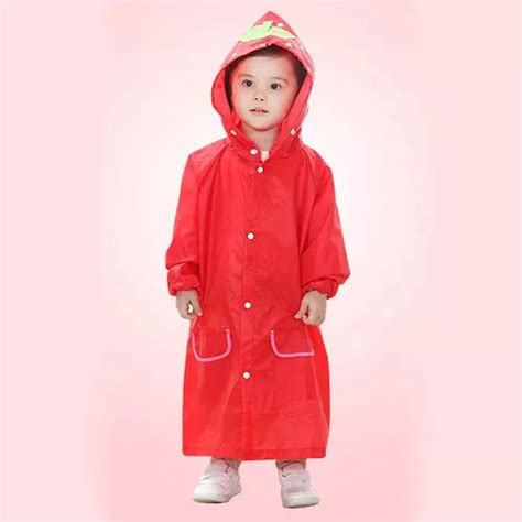 Chubasquero Ponchos Para Niños Impermeable Con Dibujos Ani Meses