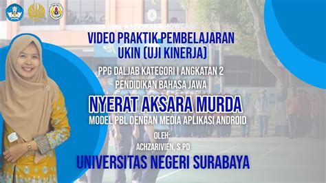 VIDEO UKIN PPG DALJAB KATEGORI 1 ANGKATAN 2 TAHUN 2023 UNIVERSITAS