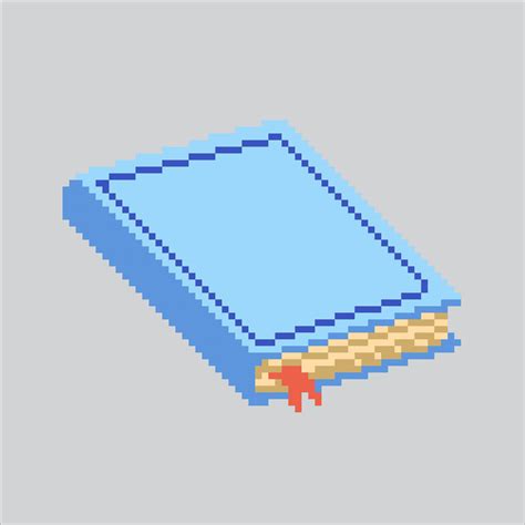 pixel art illustration book pixelated library book library education