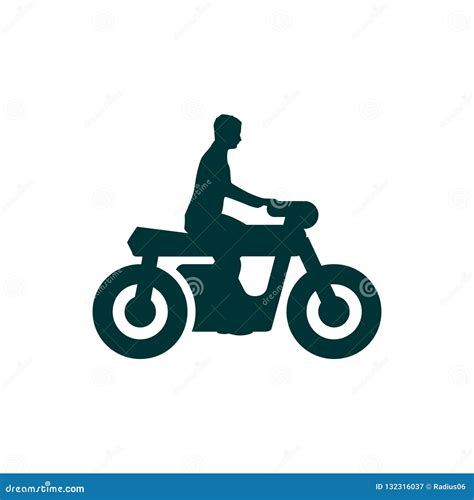 Motorcycle Rider Silhouette Stock Vector Illustration Of Biker