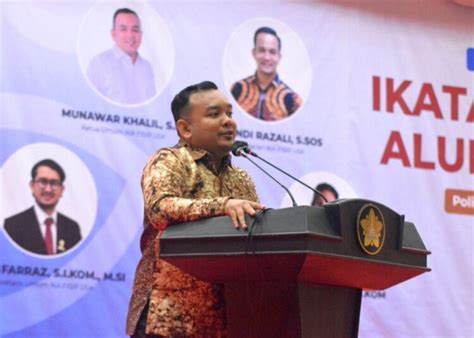 Munawar Khalil Dilantik Sebagai Ketua Ika Fisip Usk Periode