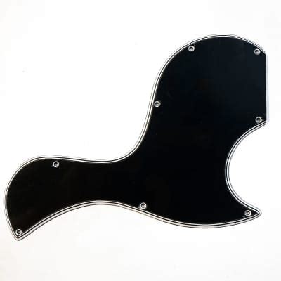 5 Ply Black White Wide Bevel Pickguard For Gibson 1963 SG Reverb