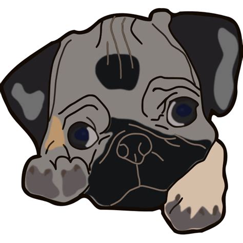 Pug Face Svg Dog Svg Cut File Pug Png Svg File For Cricut Etsy Images